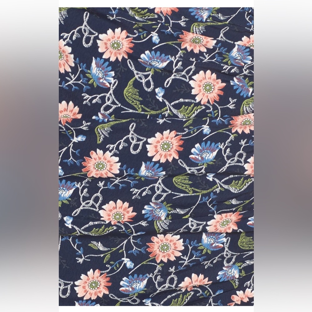 Chelsea28 Ruched Floral High/Low Dress - Picture 5 of 5